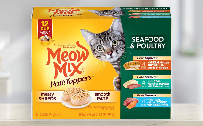 Meow Mix Pate Shreds Wet Cat Food 1
