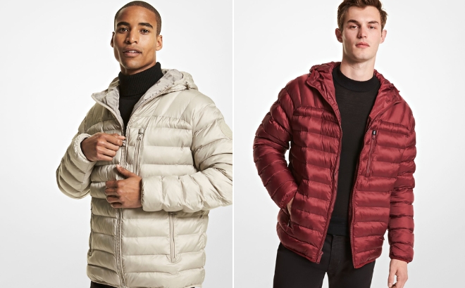 Michael Kors Mens Rialto Quilted Nylon Puffer Jacket 1 Michael Kors Mens Rialto Quilted Nylon Puffer Jacket 1