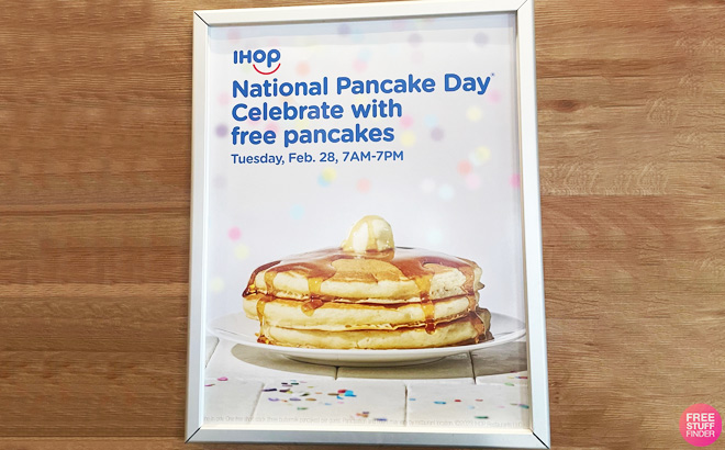 National Pancake Day Sign