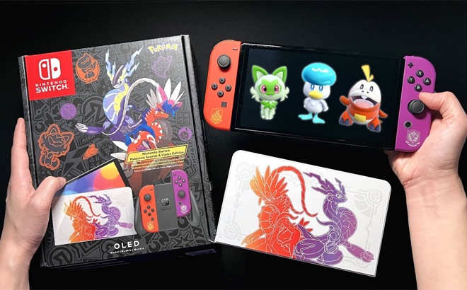 Nintendo Switch OLED Model Pokémon Scarlet & Violet Edition 1 Nintendo Switch OLED Model Pokemon Scarlet Violet Edition 1