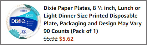 Paper Plates Sum