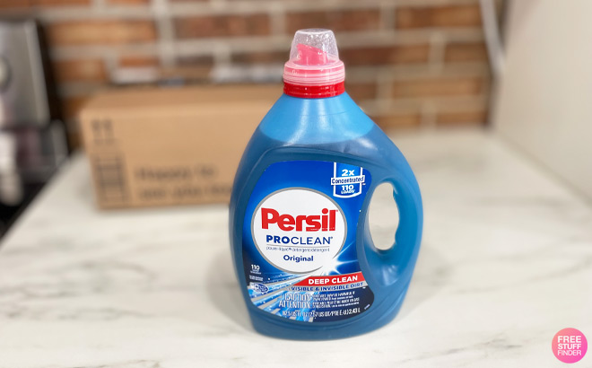 Persil Liquid Laundry Detergent 110 loads on Countertop
