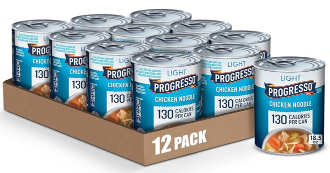 Progresso Light Chicken Noodle Soup 12 Pack