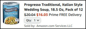 Progresso-Soup-Order-Summary Progresso Soup Order Summary