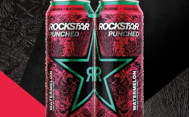 Rockstar Energy Drink Punched Watermelon 12 Pack