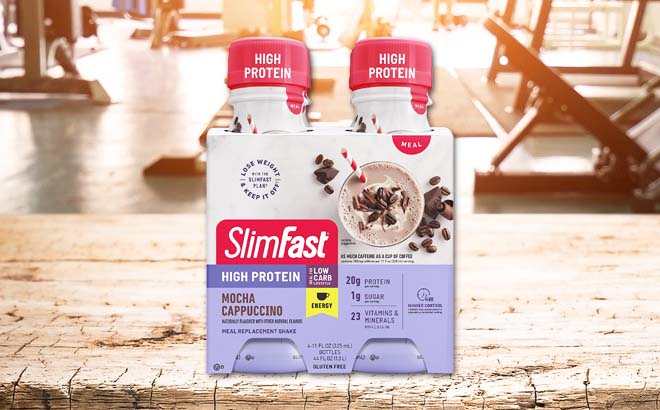 SlimFast Protein Shake 4-Pack for $17