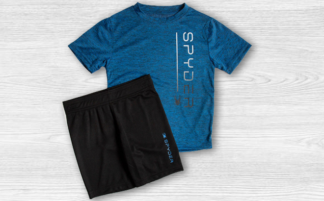 Spyder Boy's Shorts & Tee Set $27 Shipped
