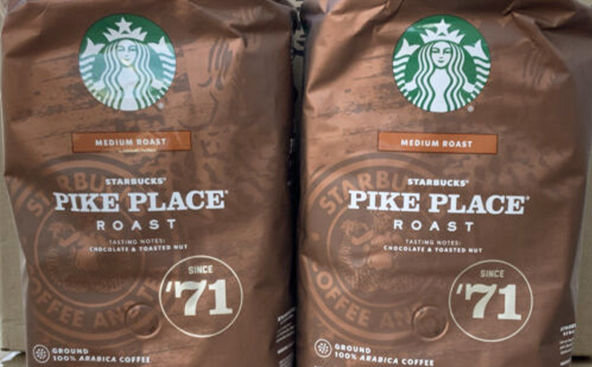 Starbucks 40-Ounce Ground Coffee $15