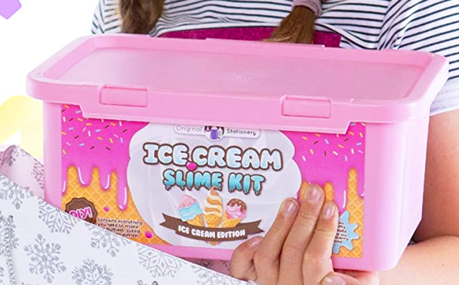Girls Ice Cream Slime 25-Piece Playset $21