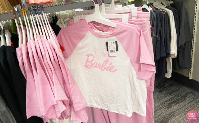 Target Barbie Womens Short Sleeve Graphic Baby T Shirt