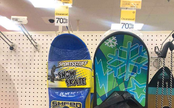 Target Clearance: 70% Off Snowboards