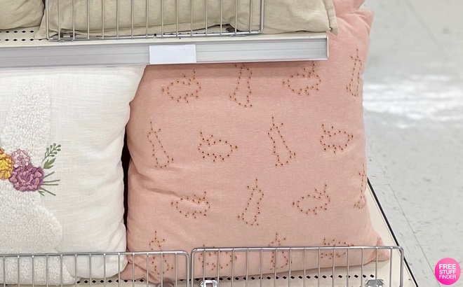 Easter Bunny Throw Pillow