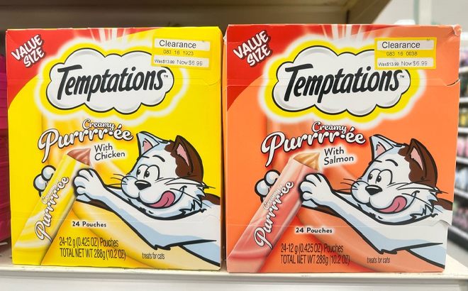 Temptations Cat Treats 24-Count for $2.99