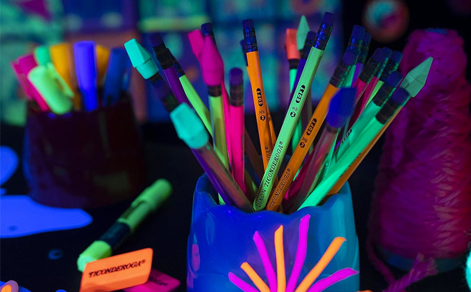 Ticonderoga Wood Cased Neon Pencils