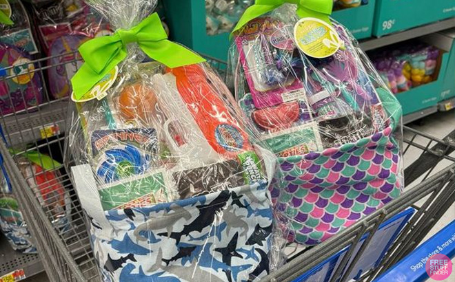 Two Easter Gift Baskets at Walmart 