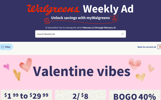 Walgreens Ad Preview (Week 2/12 – 2/18)