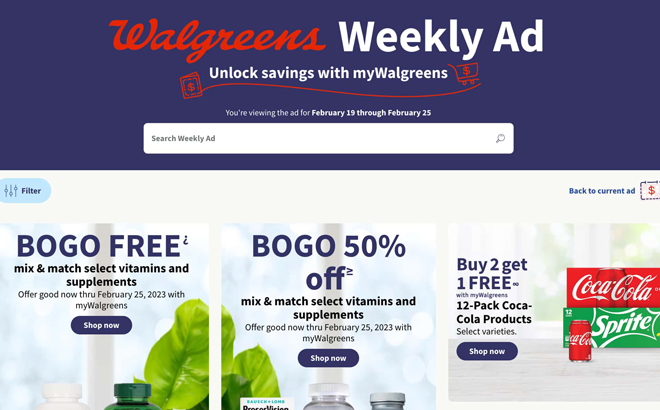 Walgreens Ad Preview (Week 2/19 – 2/25)