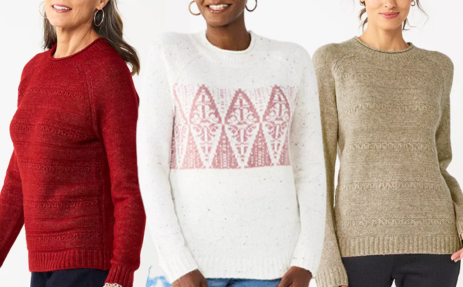 Women’s Sweaters Just $10