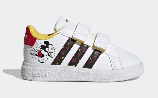 adidas disney toddler grand court mickey mouse shoes