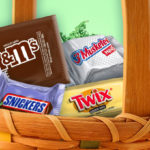 assorted easter candy bag