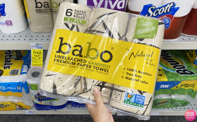 Buy 1 Get 2 FREE Babo Paper Towels