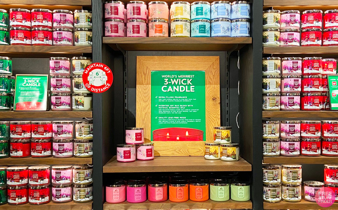 Bath & Body Works 3-Wick Candles $14 Each Shipped