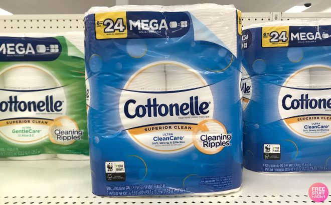 Cottonelle Mega Rolls 24-Pack for $26 Shipped