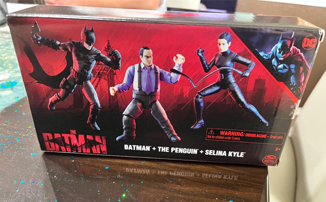 dc comics batman action figure 3 pack