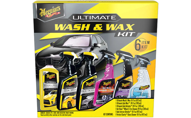 Meguiar's Ultimate Wash and Wax 6-Piece Kit