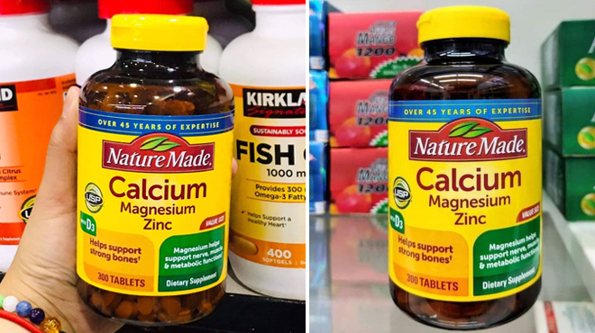nature made calcium magnesium zinc vitamins
