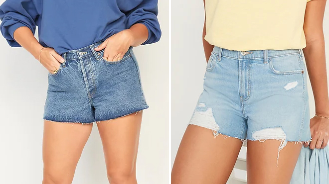 old navy womens jean shorts