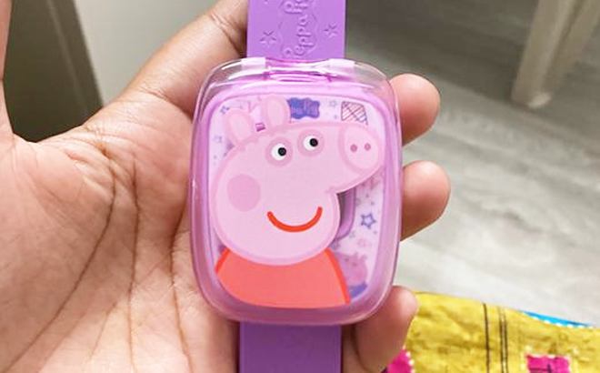 Peppa pig hotsell watch vtech