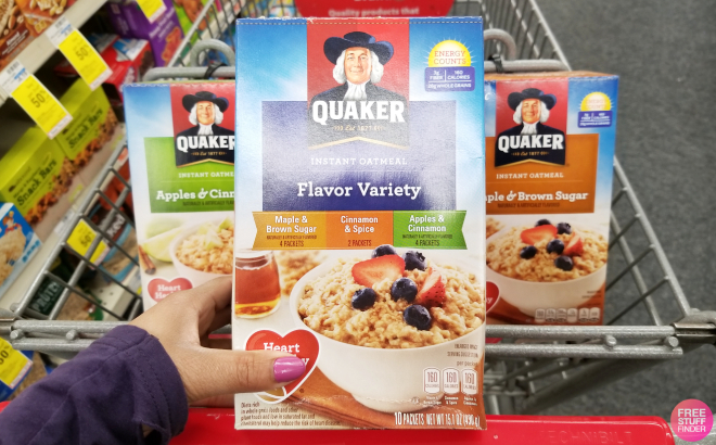 Quaker Instant Oatmeal $1.90 Each