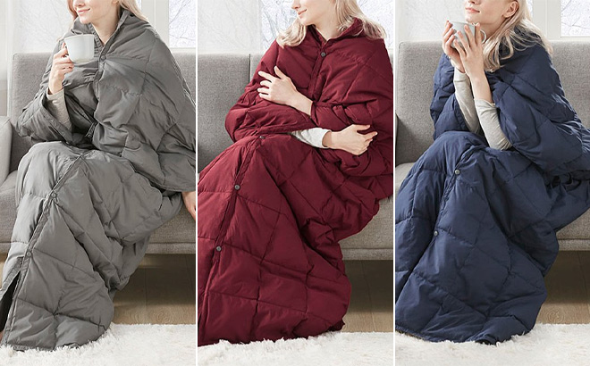 Quilted Wearable Throws $39