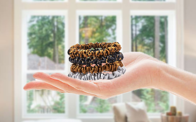 Silk Scrunchies 4-Pack for $18 Shipped