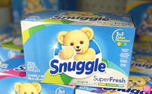 Snuggle Dryer Sheets 200-Count for $4.91 Each Shipped at Amazon
