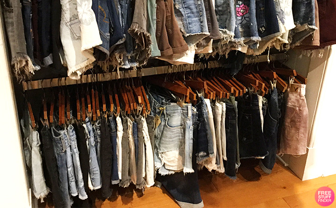 womens denim shorts 1