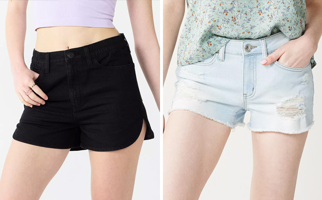 womens denim shorts1