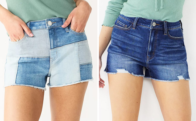 womens denim shorts2