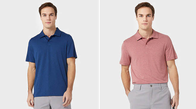 32 Degrees Mens Cool Classic Polos
