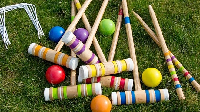 6 Player Croquet Set with Carrying Case