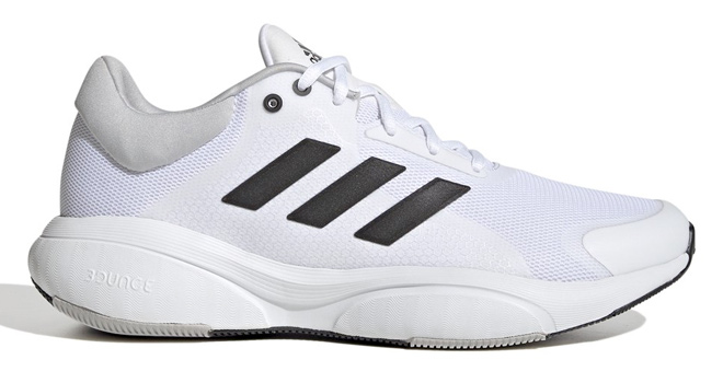 Adidas White Core Black Running Shoe