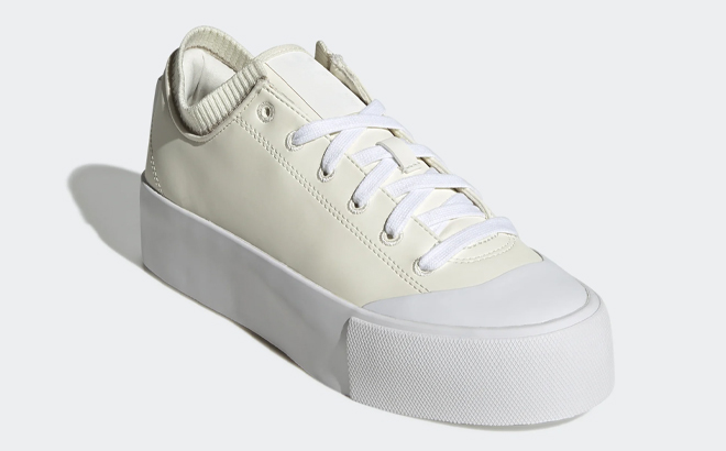 Adidas Karlie KlossTrainer XX92 Vegan Shoes on a Gray Background