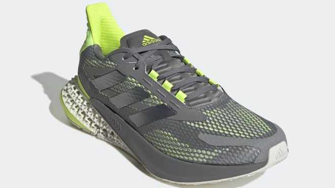 Adidas Men's 4DFWD Pulse Shoes on a Gray Background