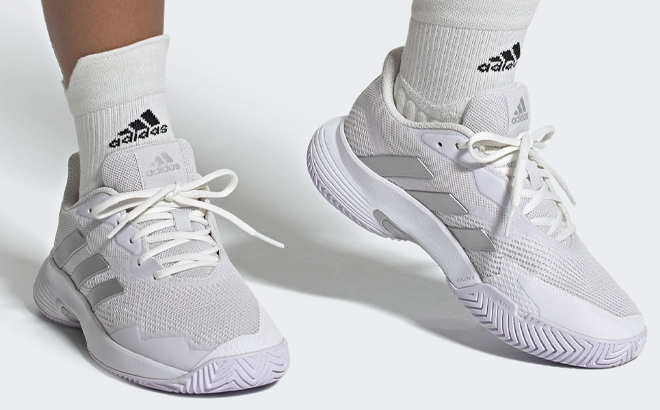 Adidas Womens Courtjam Control Tennis Shoes