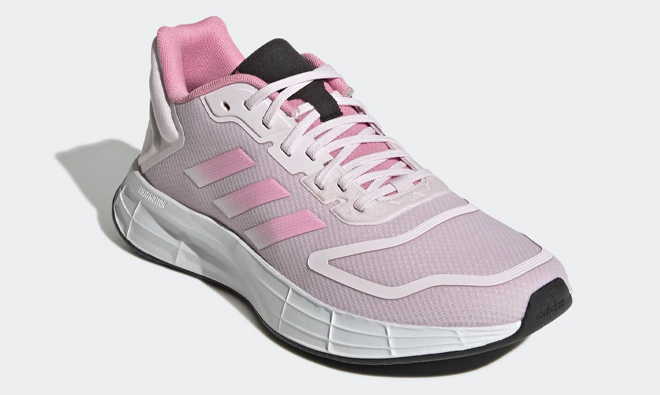 Adidas Womens Duramo Sneaker on a Gray Background