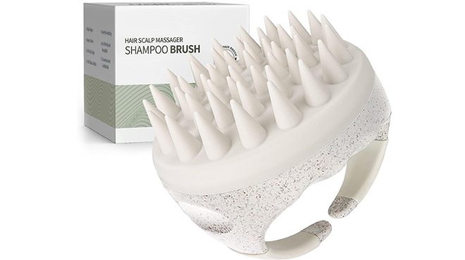 Aimike Hair Scalp Massager Shampoo Brush with box