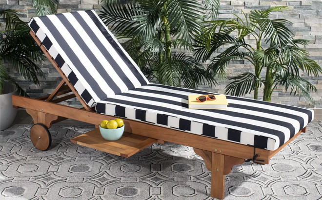 Alvah Outdoor Chaise Lounge Chair