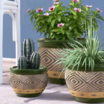 Amarelys 3 Piece Ceramic Pot Planter Set