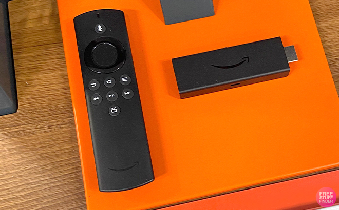 Amazon Fire TV Stick Lite on a Store Display